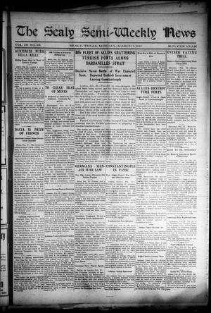 The Sealy Semi-Weekly News (Sealy, Tex.), Vol. 28, No. 36, Ed. 1 Monday, March 1, 1915