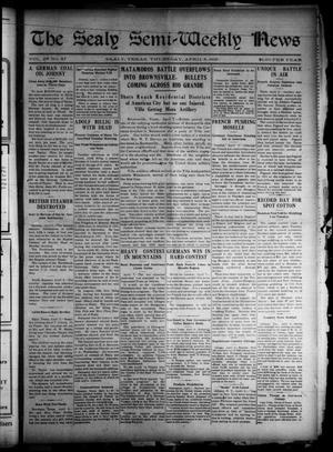 The Sealy Semi-Weekly News (Sealy, Tex.), Vol. 28, No. 47, Ed. 1 Thursday, April 8, 1915