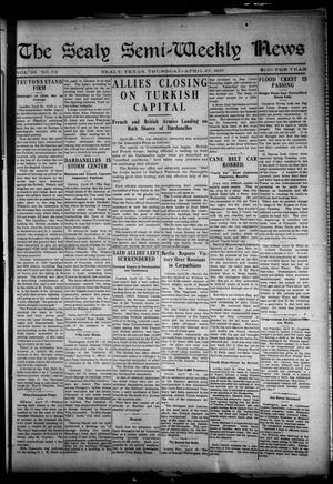 The Sealy Semi-Weekly News (Sealy, Tex.), Vol. 28, No. 53, Ed. 1 Thursday, April 29, 1915