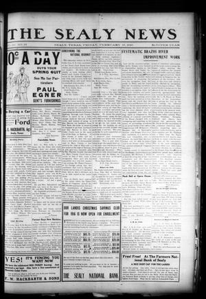 The Sealy News (Sealy, Tex.), Vol. 29, No. 14, Ed. 1 Friday, February 18, 1916