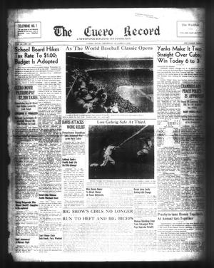 The Cuero Record (Cuero, Tex.), Vol. 44, No. 237, Ed. 1 Thursday, October 6, 1938