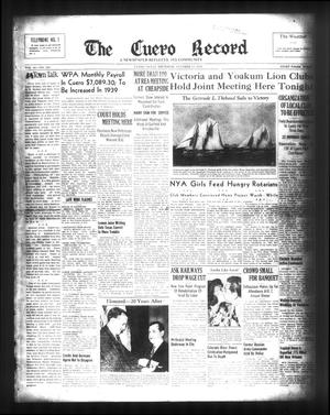 The Cuero Record (Cuero, Tex.), Vol. 44, No. 243, Ed. 1 Thursday, October 13, 1938