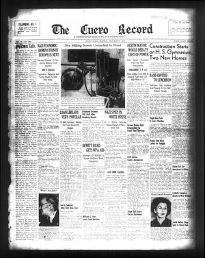 The Cuero Record (Cuero, Tex.), Vol. 44, No. 246, Ed. 1 Monday, October 17, 1938