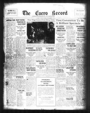 The Cuero Record (Cuero, Tex.), Vol. 44, No. 264, Ed. 1 Sunday, November 6, 1938