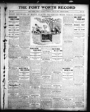 Primary view of object titled 'The Fort Worth Record and Register (Fort Worth, Tex.), Vol. 9, No. 252, Ed. 1 Saturday, June 24, 1905'.