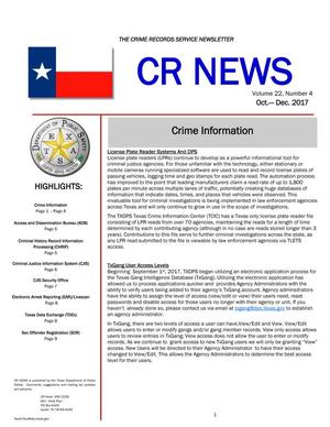 CR News, Volume 22, Number 4, October-December 2017