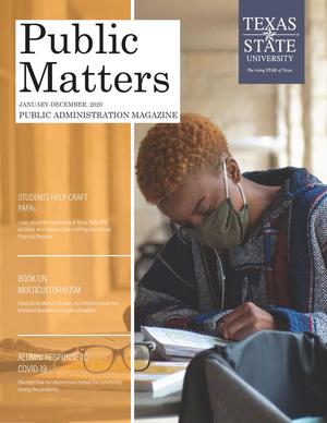 Primary view of object titled 'Public Matters Public Administration Magazine, 2020'.
