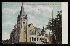 [Postcard of Austin Avenue Methodist Church]