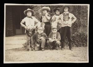 [A Group of Children Posing in Costume]