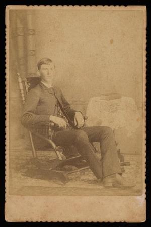 [Portrait of an Unidentified Man in a Rocking Chair]