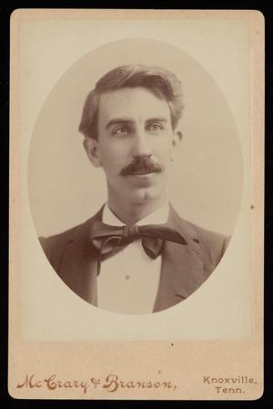 Primary view of object titled '[Portrait of an Unidentified Man Looking Right]'.