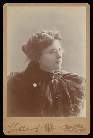 [Portrait of an Unknown Woman with Glasses]