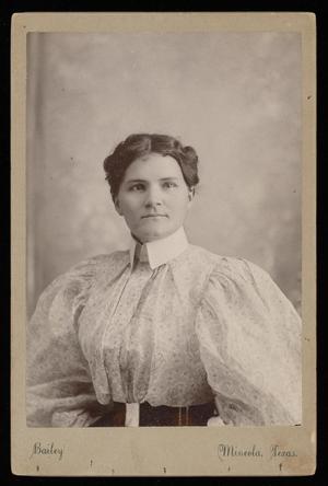[Portrait of an Unknown Woman in a Patterned Blouse]
