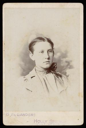 Primary view of object titled '[Portrait of an Unknown Young Woman]'.