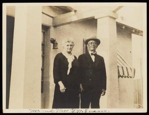 Primary view of object titled '[Photograph of Mr. and Mrs. George Washington Evans]'.