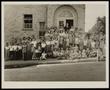 Photograph: [Group Posing Outside Tabernacle Baptist Church]