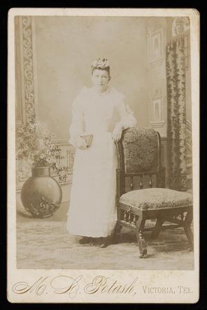 Primary view of object titled '[Portrait of an Unknown Woman with a Book]'.