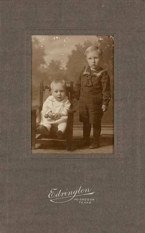 [Portrait of Two Unidentified Young Children]