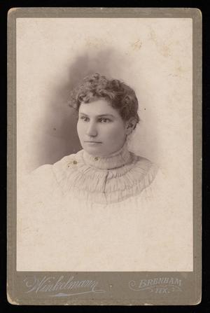 Primary view of object titled '[Portrait of a Woman in a Ruched Collar]'.