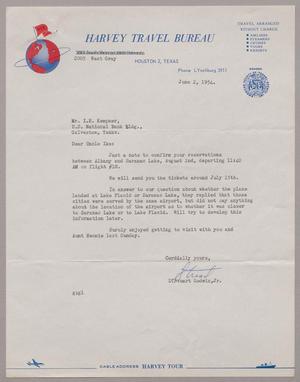 [Letter from D. Stuart Godwin, Jr. to I. H. Kempner, June 2, 1954]