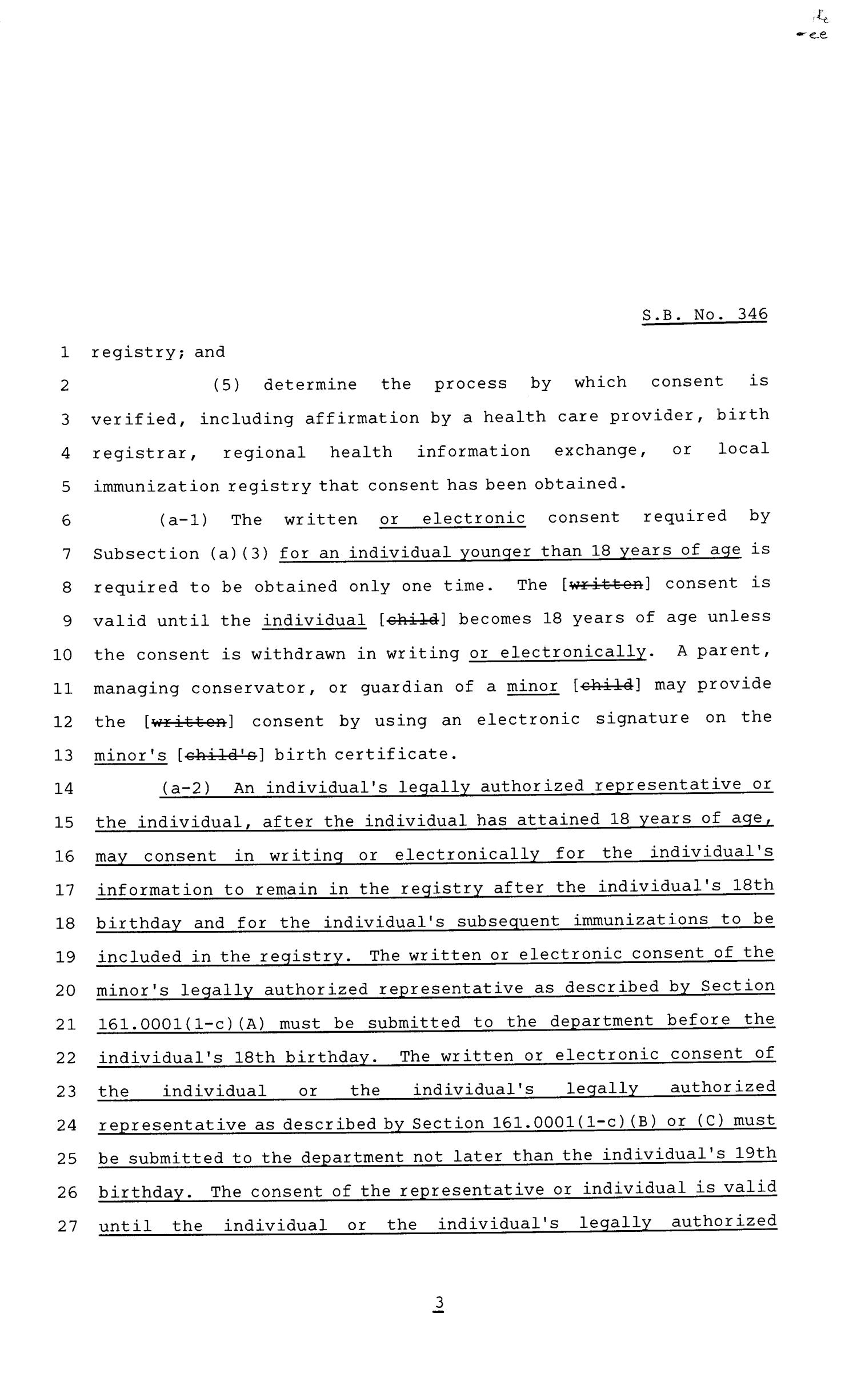 81st Texas Legislature, Senate Bill 346, Chapter 9
                                                
                                                    [Sequence #]: 3 of 14
                                                