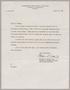 Primary view of [Letter from William R. Catton, Jr. to Mr. I. H. Kempner, March 12, 1958]
