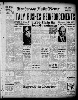 Henderson Daily News (Henderson, Tex.), Vol. 10, No. 219, Ed. 1 Friday, November 29, 1940