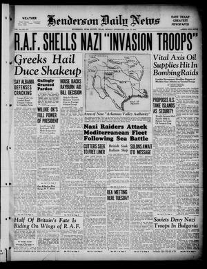 Henderson Daily News (Henderson, Tex.), Vol. 10, No. 257, Ed. 1 Monday, January 13, 1941