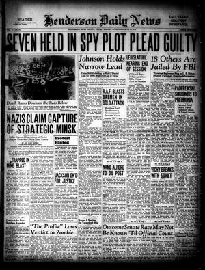 Henderson Daily News (Henderson, Tex.), Vol. 11, No. 88, Ed. 1 Monday, June 30, 1941