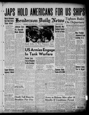 Henderson Daily News (Henderson, Tex.), Vol. 11, No. 131, Ed. 1 Tuesday, August 19, 1941