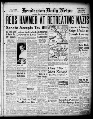 Henderson Daily News (Henderson, Tex.), Vol. 11, No. 144, Ed. 1 Wednesday, September 3, 1941