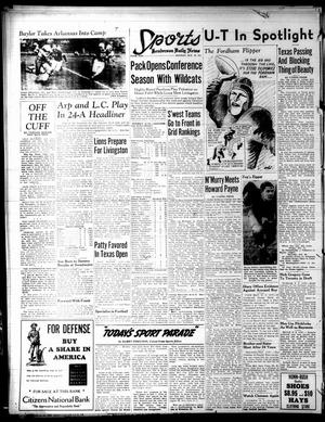 Henderson Daily News (Henderson, Tex.), Vol. [11], No. [178], Ed. 1 Monday, October 13, 1941