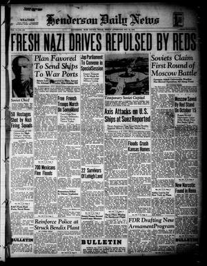 Henderson Daily News (Henderson, Tex.), Vol. 11, No. 188, Ed. 1 Friday, October 24, 1941