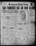 Thumbnail image of item number 1 in: 'Henderson Daily News (Henderson, Tex.), Vol. 11, No. 249, Ed. 1 Sunday, January 4, 1942'.