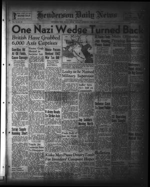 Henderson Daily News (Henderson, Tex.), Vol. 12, No. 105, Ed. 1 Monday, July 20, 1942