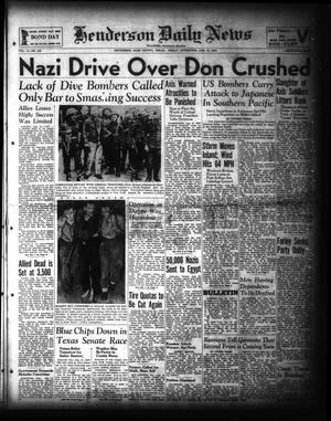 Henderson Daily News (Henderson, Tex.), Vol. 12, No. 133, Ed. 1 Friday, August 21, 1942