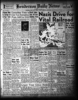Henderson Daily News (Henderson, Tex.), Vol. 12, No. 135, Ed. 1 Monday, August 24, 1942
