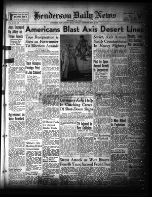 Henderson Daily News (Henderson, Tex.), Vol. 12, No. 142, Ed. 1 Tuesday, September 1, 1942