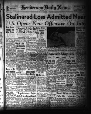 Henderson Daily News (Henderson, Tex.), Vol. 12, No. 145, Ed. 1 Friday, September 4, 1942