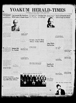 Yoakum Herald-Times (Yoakum, Tex.), Vol. 63, No. 13, Ed. 1 Friday, February 13, 1959