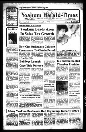 Yoakum Herald-Times (Yoakum, Tex.), Vol. 93, No. 3, Ed. 1 Thursday, January 10, 1985