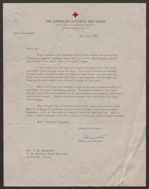 [Letter from Ellsworth Bunker to I. H. Kempner - May 18, 1956]