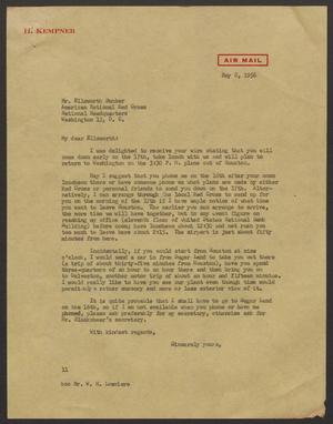 [Letter from I. H. Kempner to Ellsworth Bunker - May 8, 1956]