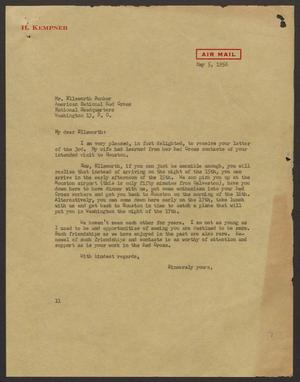 [Letter from I. H. Kempner to Mr. Ellsworth Bunker - May 5, 1956]