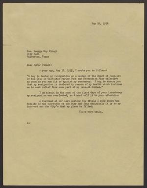 [Letter from I. H. Kempner to George Roy Clough - May 26, 1956]