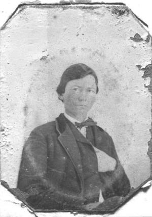 Primary view of object titled '[J.H.P. Davis at the age of 16.]'.