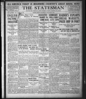 The Statesman (Austin, Tex.), Vol. 46, No. 20, Ed. 1 Saturday, January 20, 1917
