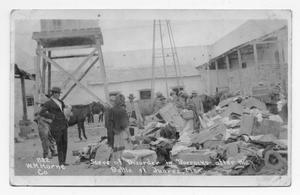 Primary view of object titled '[Scene of Disorder in Barracks after the Battle of Juarez, Mexico]'.