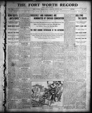 The Fort Worth Record and Register (Fort Worth, Tex.), Vol. 8, No. 246, Ed. 1 Friday, June 24, 1904