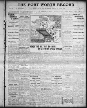 Primary view of object titled 'The Fort Worth Record and Register (Fort Worth, Tex.), Vol. 9, No. 267, Ed. 1 Sunday, July 9, 1905'.